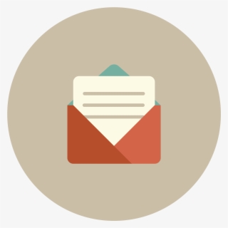 Document Email Letter Message Send Icon, Document Icon, - Contact Flat Design Png #4556497