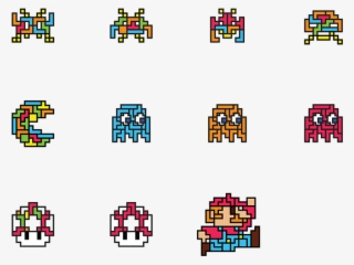 These Characters Are Originally In An 8 Bit Graphic #4556574