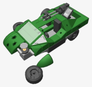 This A Completely Destroyed Halo Warthog - Model Car #4557410