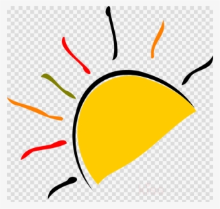 Download Half Sun Vector Png Clipart Clip Art Sunrise - Santa Hat Art Clips #4557984