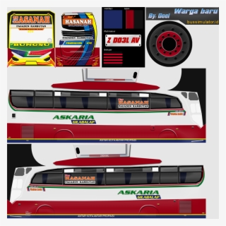 Download Livery Bus Warga Baru Clipart Bus Livery Bus - Livery Bus #4562026