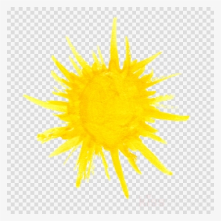 Download Sun Watercolor Png Clipart Watercolor Painting - Philippine Flag Sun Rays #4562723