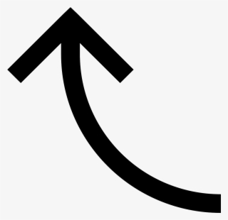 Up 3 Icon - Curved Arrow Icon Free #4562859