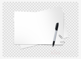 Download Transparent Background White Oval Clipart - Paper Sheet Transparent Background #4563572