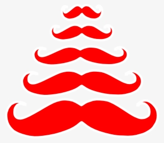 Tree Clip Art At Clker Com Vector - Charlie-milly Design Christmas Tree Moustache Bag #4567592