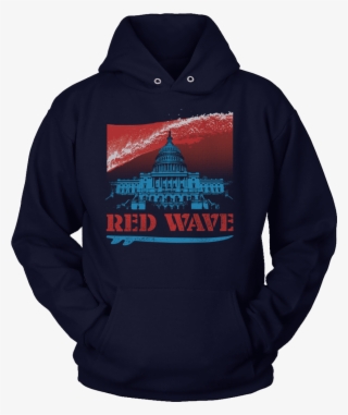 Red Wave V1 - Gamer Dad - Gamer Hoodie #4568248