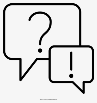 Question Answer Coloring Page - Question Mark #4568905