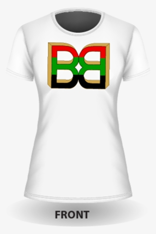 Ladies White Tee Front - Active Shirt #4569137