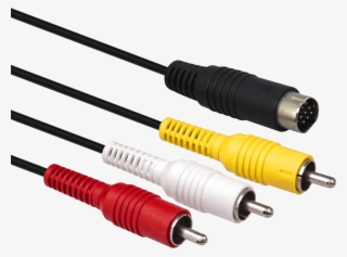 Sega Saturn Av Cable - Rca Cable Tv #4569716