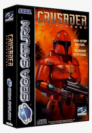 Sega Saturn Europe 3d Box Pack - Electronic Arts Crusader No Remorse #4569931