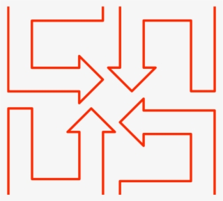 U Shaped Arrow Set - Arrow Outline #4570792