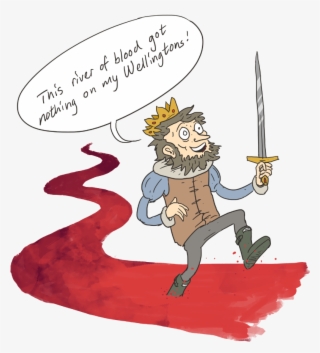 Bbc Bitesize National English Macbeth Themes Revision - Macbeth Bloody Dagger Cartoon #4571253
