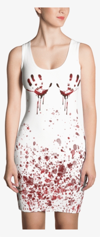 Bloody Hands Halloween Dress - Ice Cream Costume, Halloween Costume, Fun Costume, #4571878
