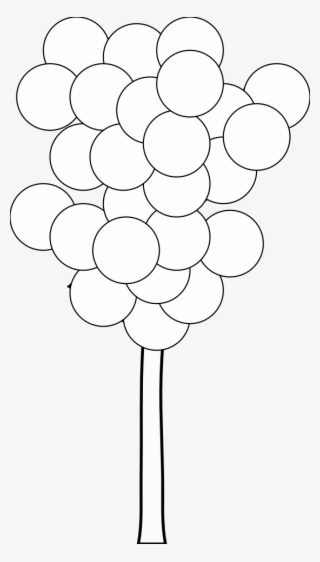 Circle Tree Black White Line Art Coloring Book Colouring - Clip Art #4572084