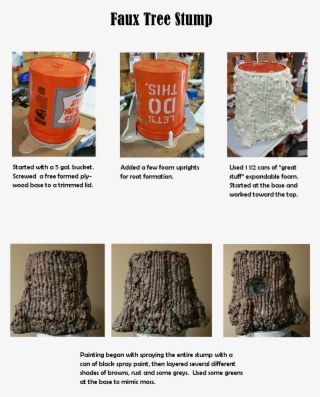 Journey Off The Map - Diy Tree Stump Prop #4572513