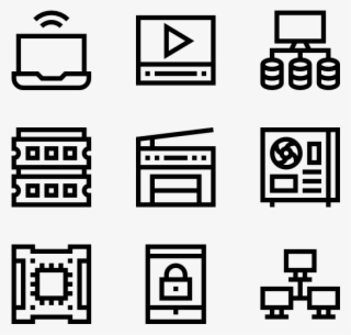 Information Technology - Computer Hardware Icons Png #4572519