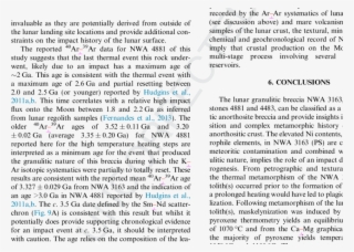 Summary Of Ar Ar Ages For Lunar Granulites Plotted - Untitled, Pg. 97, In The Book Pantagruel 1943). #4572781