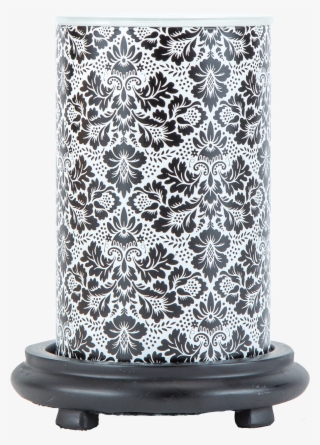 Floral, Pink Zebra Home, Black, Independent Consultant, - Pink Zebra Black Floral Simmering Light #4574251