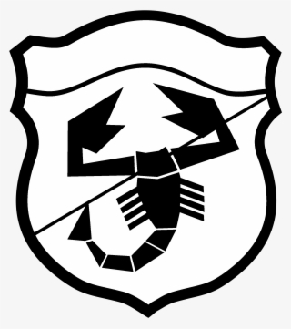 Abarth Logo Black And White - Logo Abarth #4575142