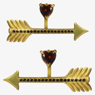 Earrings Cupid's Arrow - Emblem #4575392