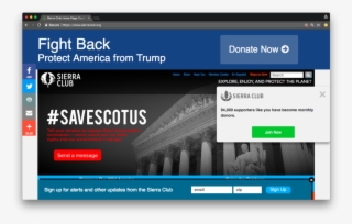 Sierra Club Website, Circa September - Sierra Club #4575530