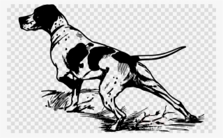 Hunting Dog Vector Clipart German Shorthaired Pointer - Bird Dog Clip Art #4575829