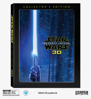 The Force Awakens" 3d Collector's Edition - Star Wars The Force Awakens Blu Ray Collector's Edition #4576512