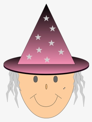 Pics Of Party Hats 12, Buy Clip Art - Illustration Of A Witch In A Pointy Hat #4577476