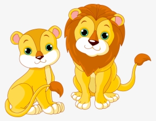 Lion Stickers Sticker Lioness Animals Decals Savannah - Lion And Lioness Cartoon #4579006