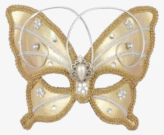Jewelled Butterfly Png - Butterfly Venetian Mask #4579615