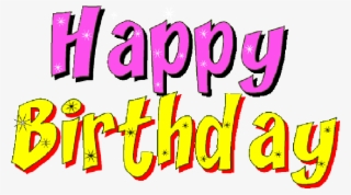 Download - Happy Birthday Font Png - Free Transparent PNG Download - PNGkey