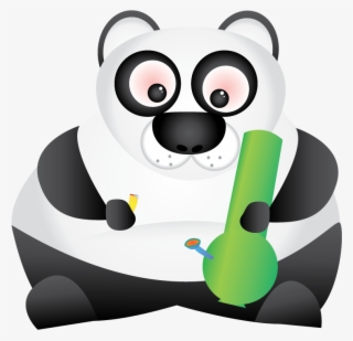 Stoner Panda - Weed Smoke Panda Png #4581398