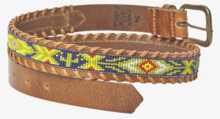 Desert Cactus Beaded Camp Belt Close - Cactus #4581448