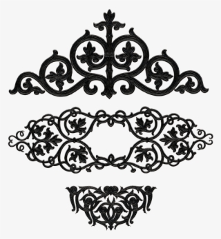 Baroque Vector Decorative Design Image Library Library - Motifs Png #4582840