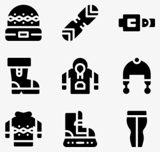 Winter Clothes And Accessories - Icons For Presentation Free #4583359
