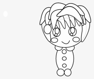 Anime Character Art 35 Black White Line Art 555px - Character #4584500