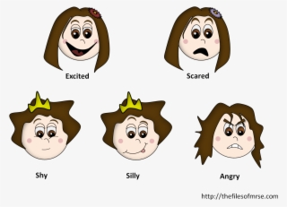 Girls Feeling Cards - Feelings And Emotions Girl #4585723