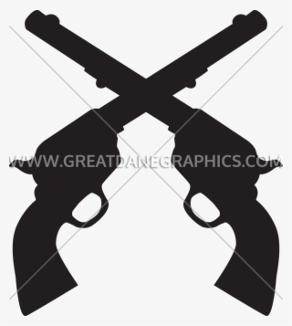 Gun Clipart Six Shooter - Weapon #4587212