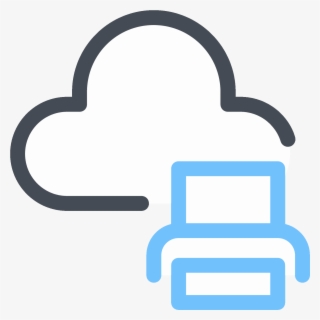 Cloud Print Icon - Icon #4588650