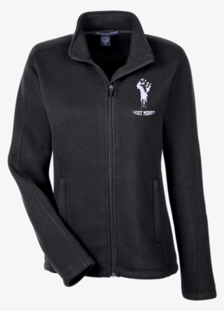 Legit Money Fist Ladies Full Zip Sweater Fleece - Devon & Jones #4588976