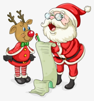 Father Christmas Png Image Download - Kerst En Nieuwjaarskaarten 2019 #4589607