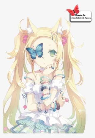 Anime Girl With Blond Hair #4590072 Anime Girl With Blond Hair #4590072