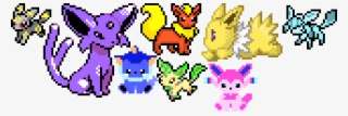 Eeveelutions - Nintendo Nes 8bit Metroid Sprite Vinyl Die Cut Sticker #4591478