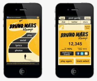 On The Left Is The Main Screen For Bruno Mars Revenge - Bruno Mars Pink-white Women's T-shirt #4591864