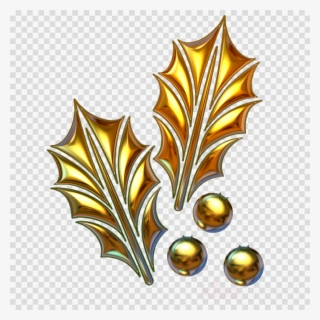 Gold Christmas Leaves Png Clipart Christmas Day Clip - Christmas Day #4591993 Gold Christmas Leaves Png Clipart Christmas Day Clip - Christmas Day #4591993