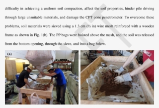−soil Handing With A Pp Bag - A. Handing #4593892