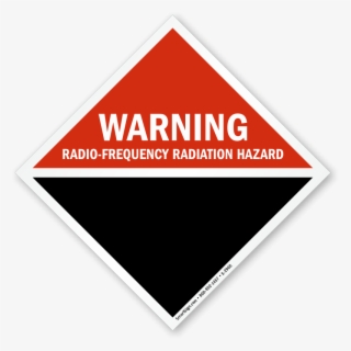 Rf Radiation Warning Sign - Mysafetysign Radio-frequency Radiation Hazard Restricted #4595763