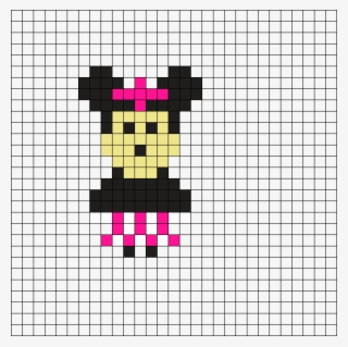 Minnie Mouse Disney By Kathleencita On Kandi Patterns - Hama Beads Rudolph #4597662