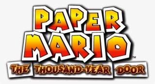 It Is The Official Logo For The Game, A Guy Simply - Paper Mario The Thousand Year Door Png #4598001