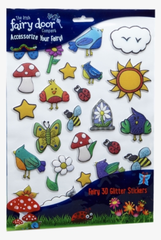 Irish Fairy Door Glitter Stickers #4598170